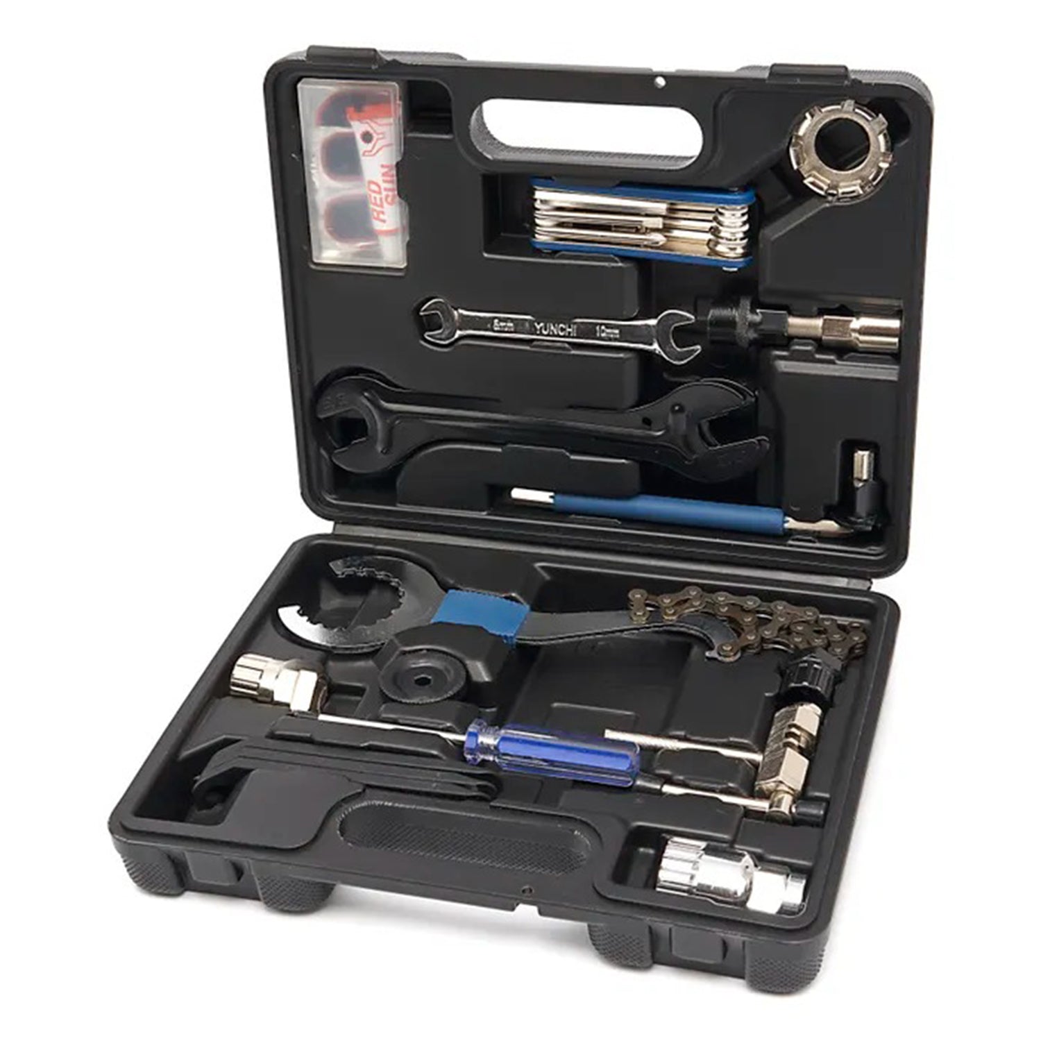Trusa de scule pentru reparat biciclete 18 piese HBM