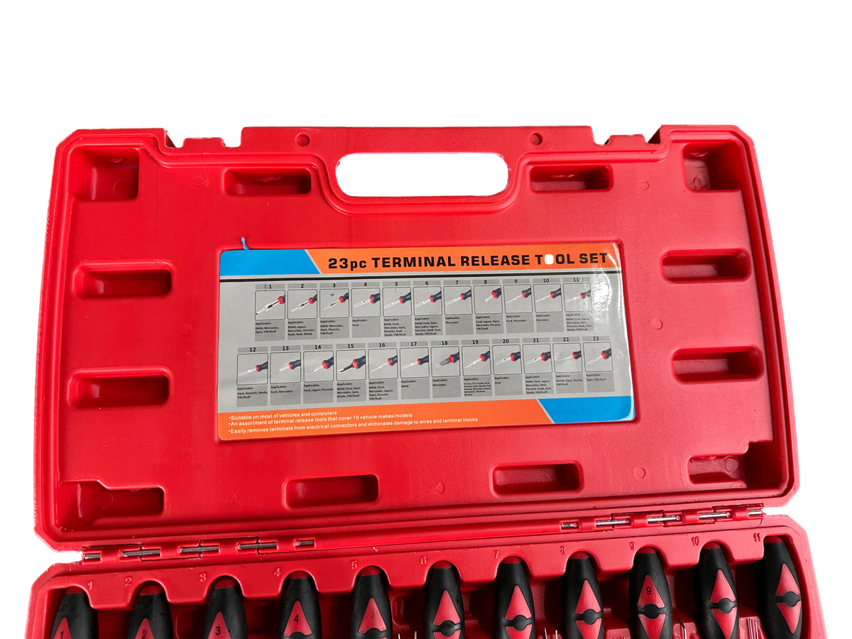 Trusa demontat pini terminale din prize si cuple electrice 23 piese GEBO TOOLS