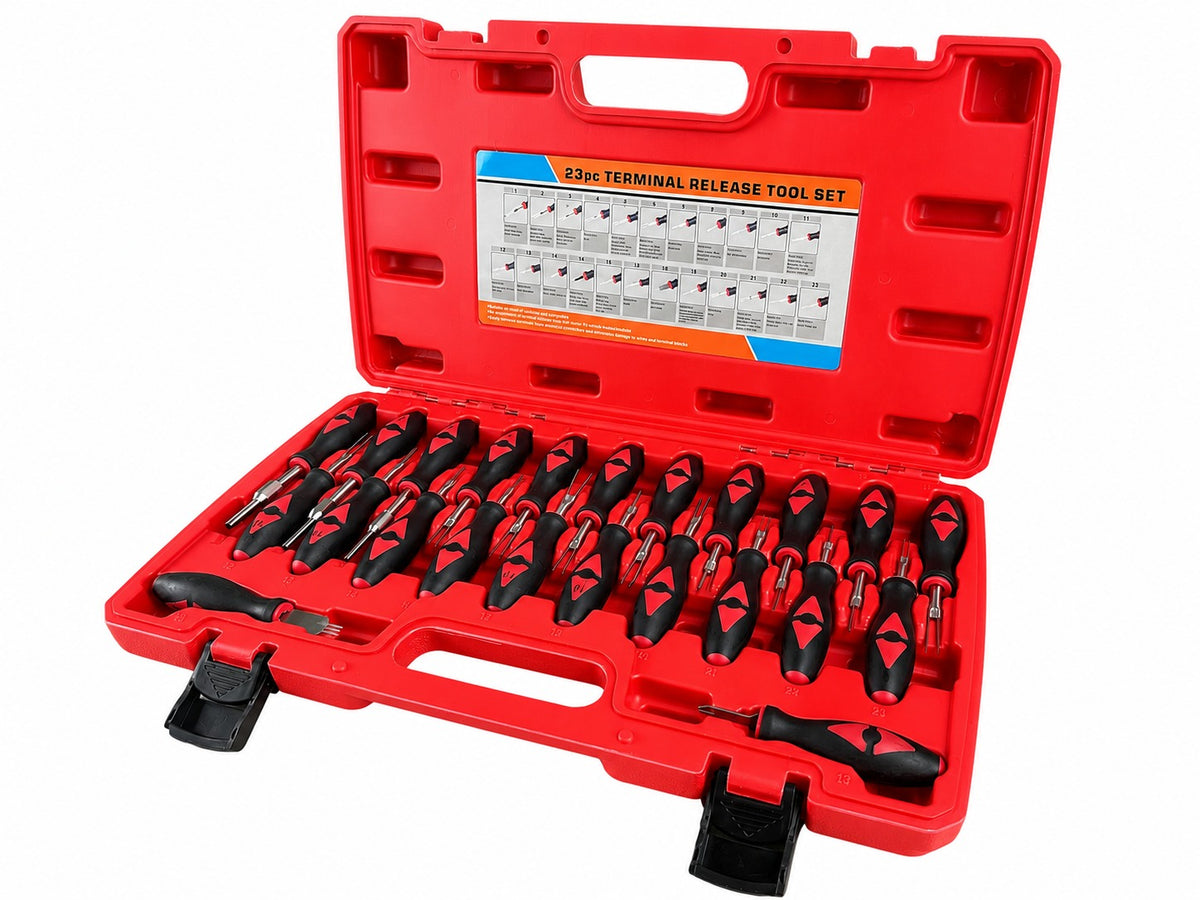 Trusa demontat pini terminale din prize si cuple electrice 23 piese GEBO TOOLS