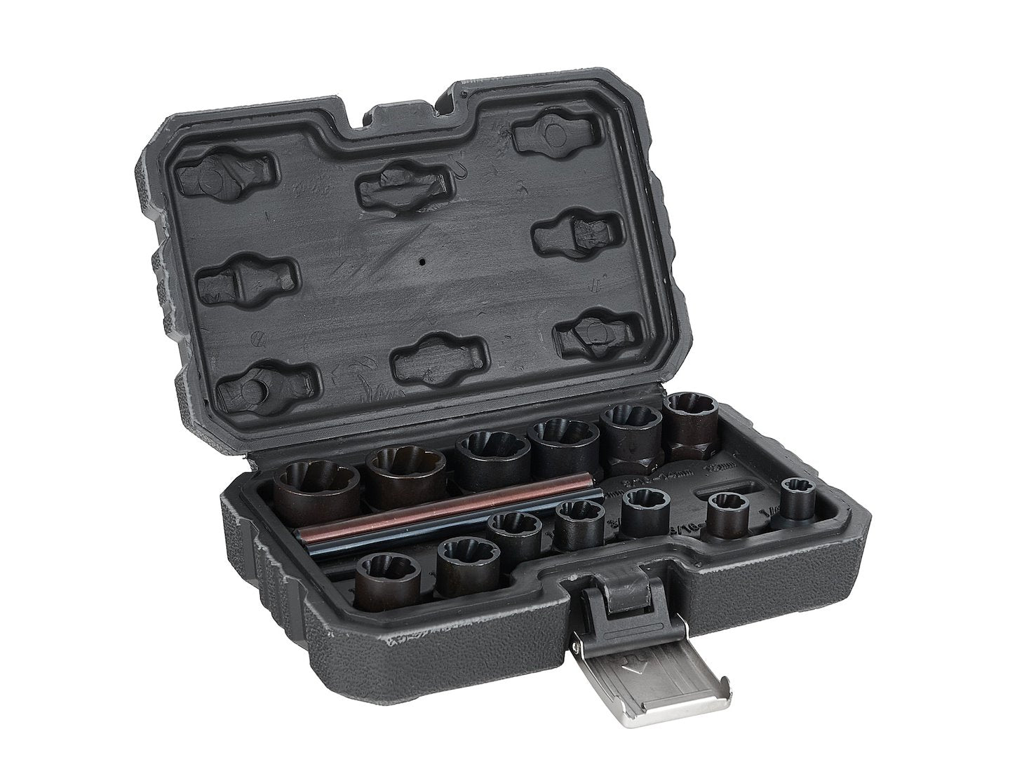 Trusa extractoare pentru suruburi uzate rupte 6-19mm 15 piese GEKO