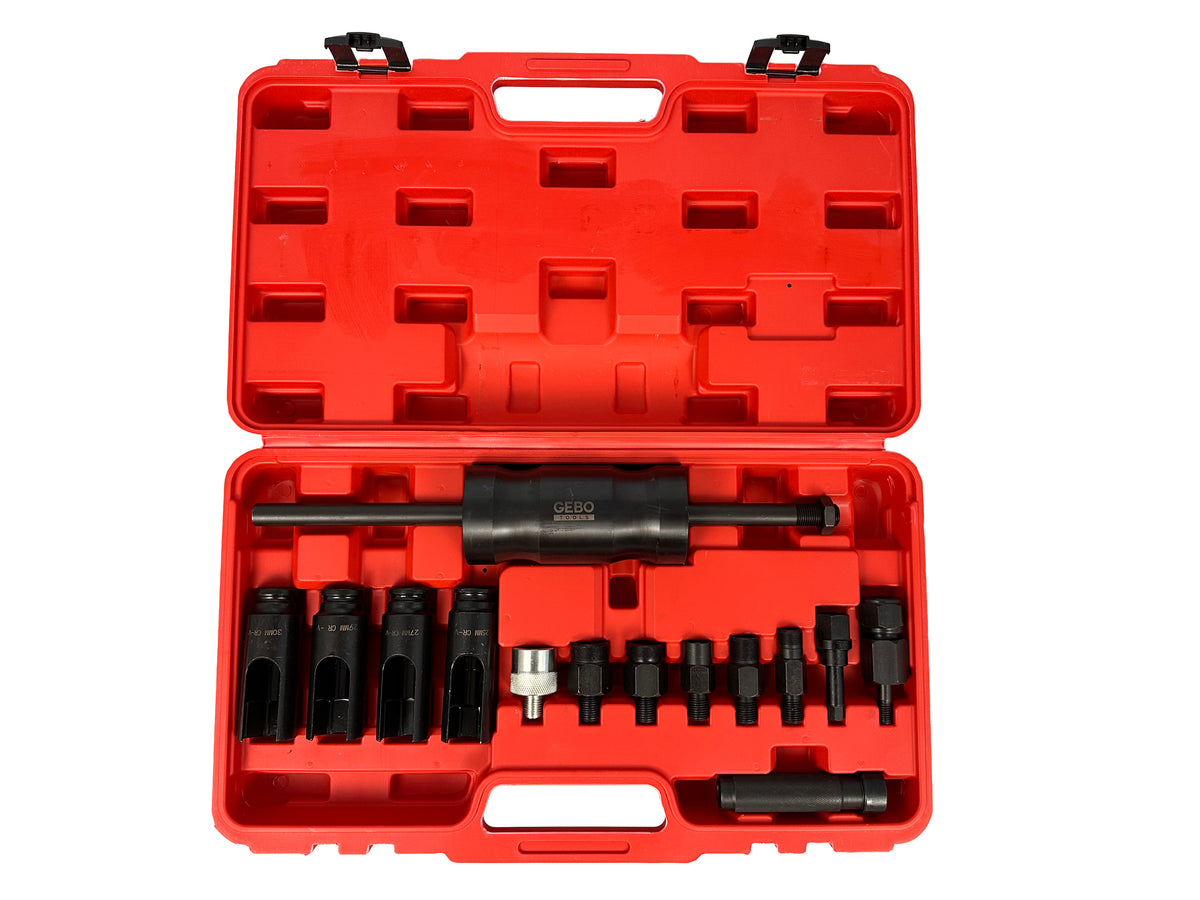 Trusa extractor injectoare 14 piese diesel GEBO TOOLS