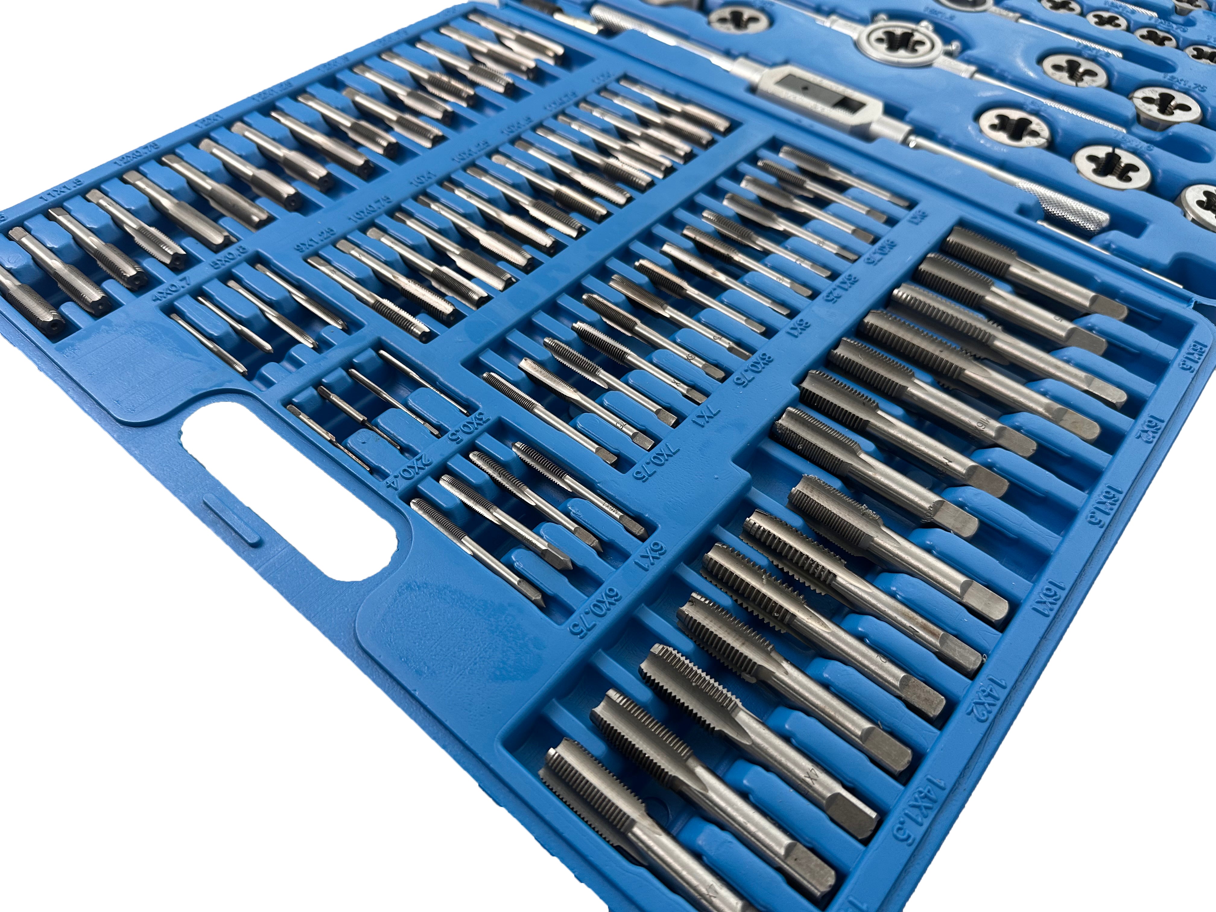 Trusa filiere si tarozi 110 piese m2-m18 GEBO TOOLS