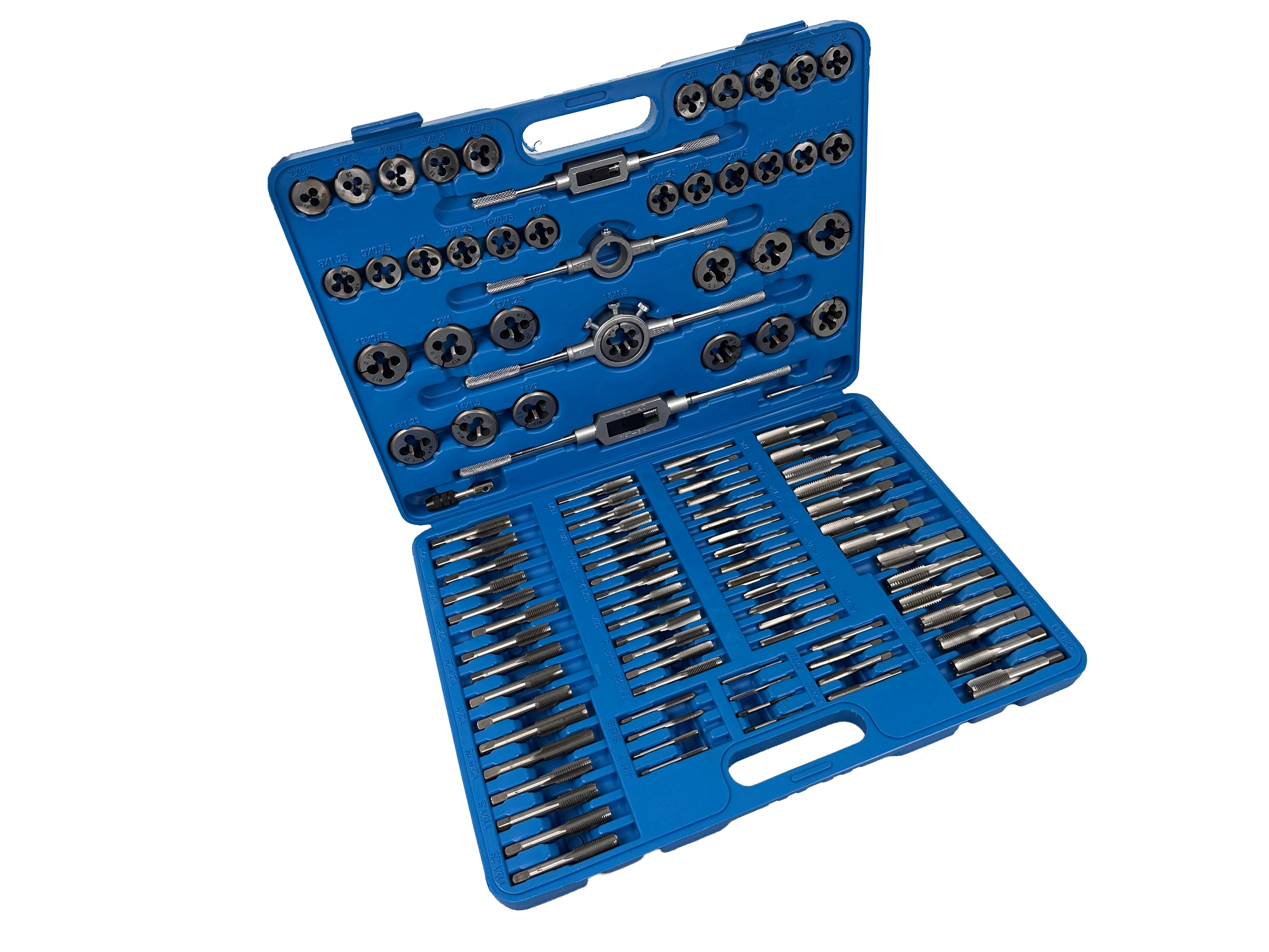 Trusa filiere si tarozi 110 piese m2-m18 GEBO TOOLS