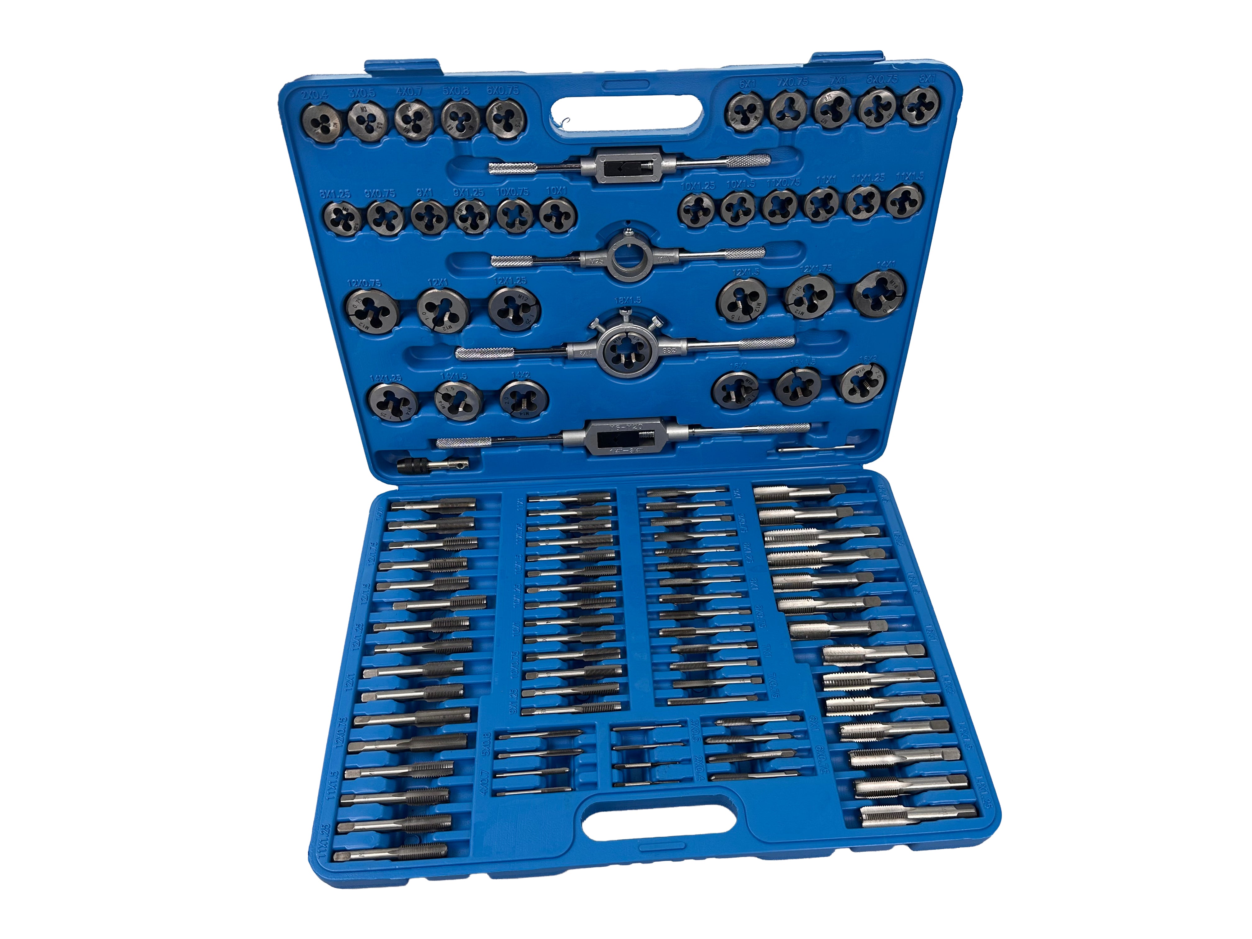 Trusa filiere si tarozi 110 piese m2-m18 GEBO TOOLS