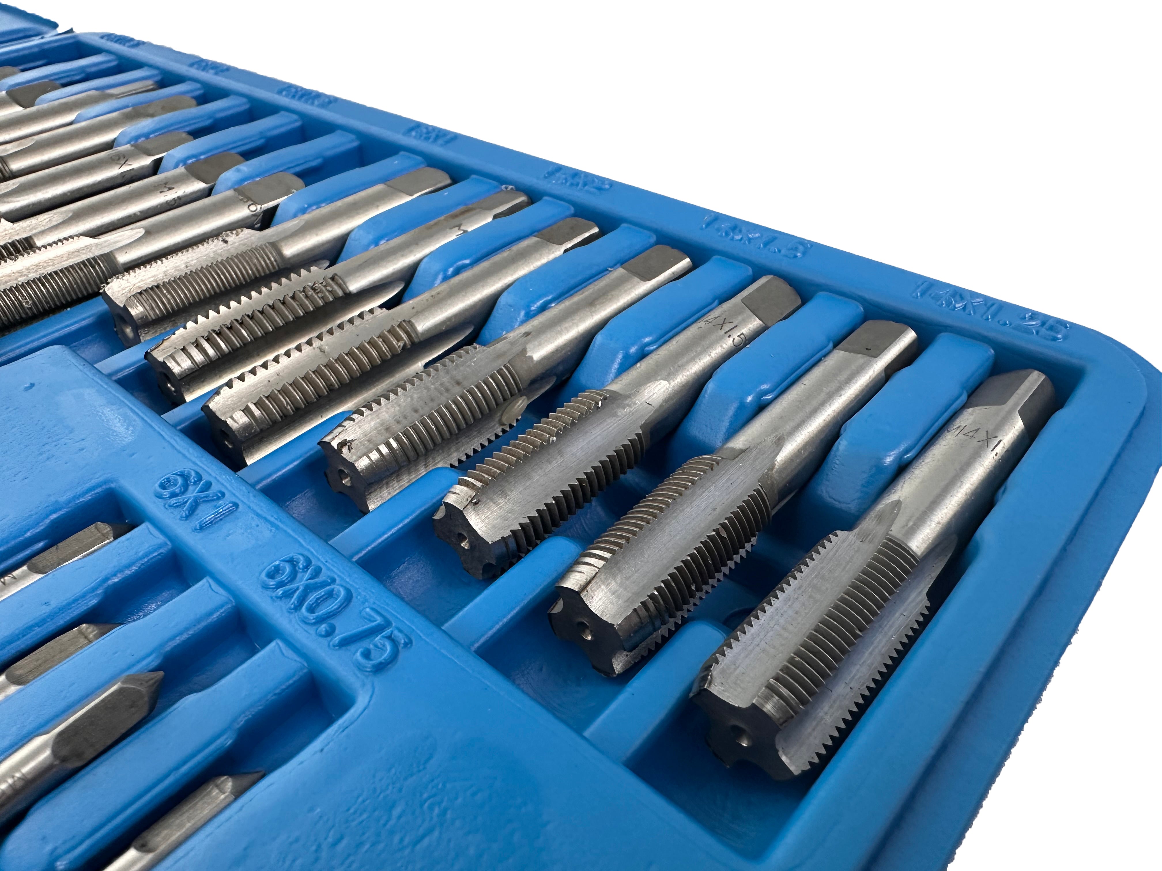Trusa filiere si tarozi 110 piese m2-m18 GEBO TOOLS