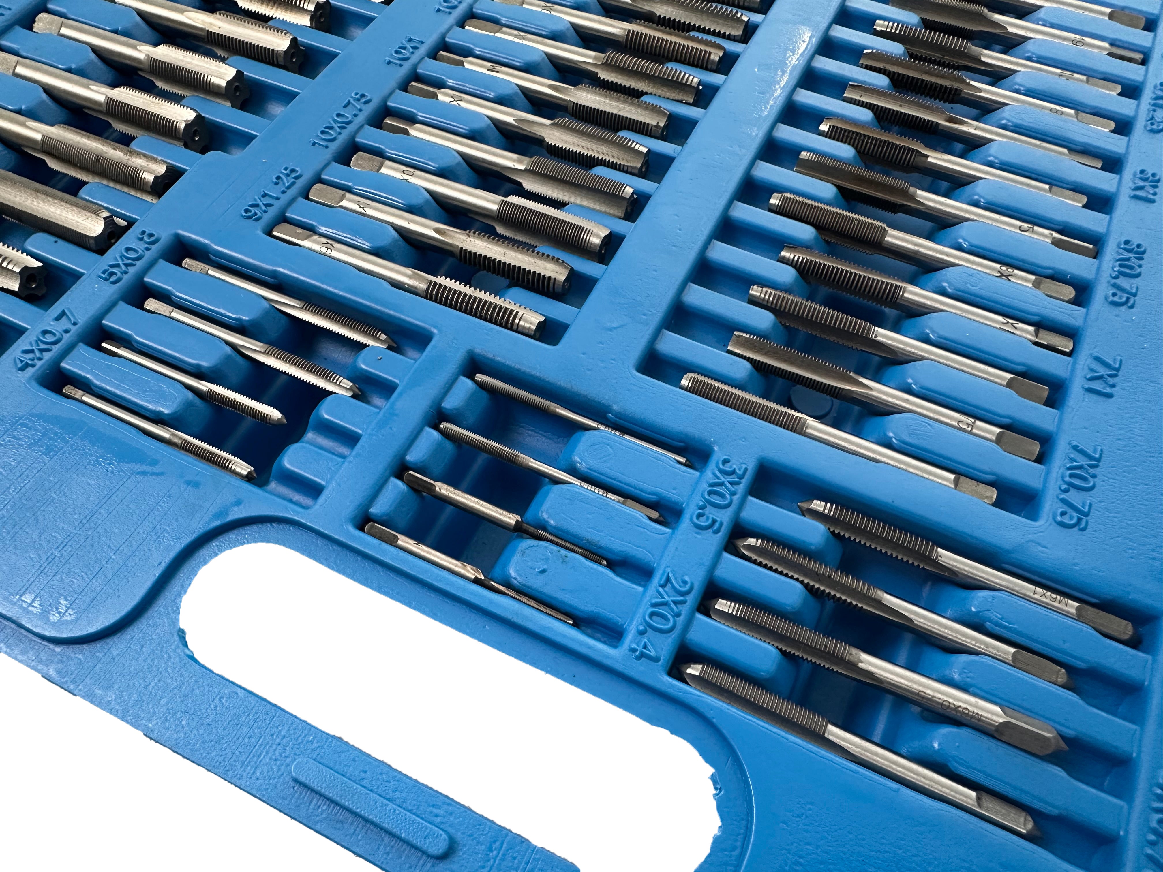 Trusa filiere si tarozi 110 piese m2-m18 GEBO TOOLS