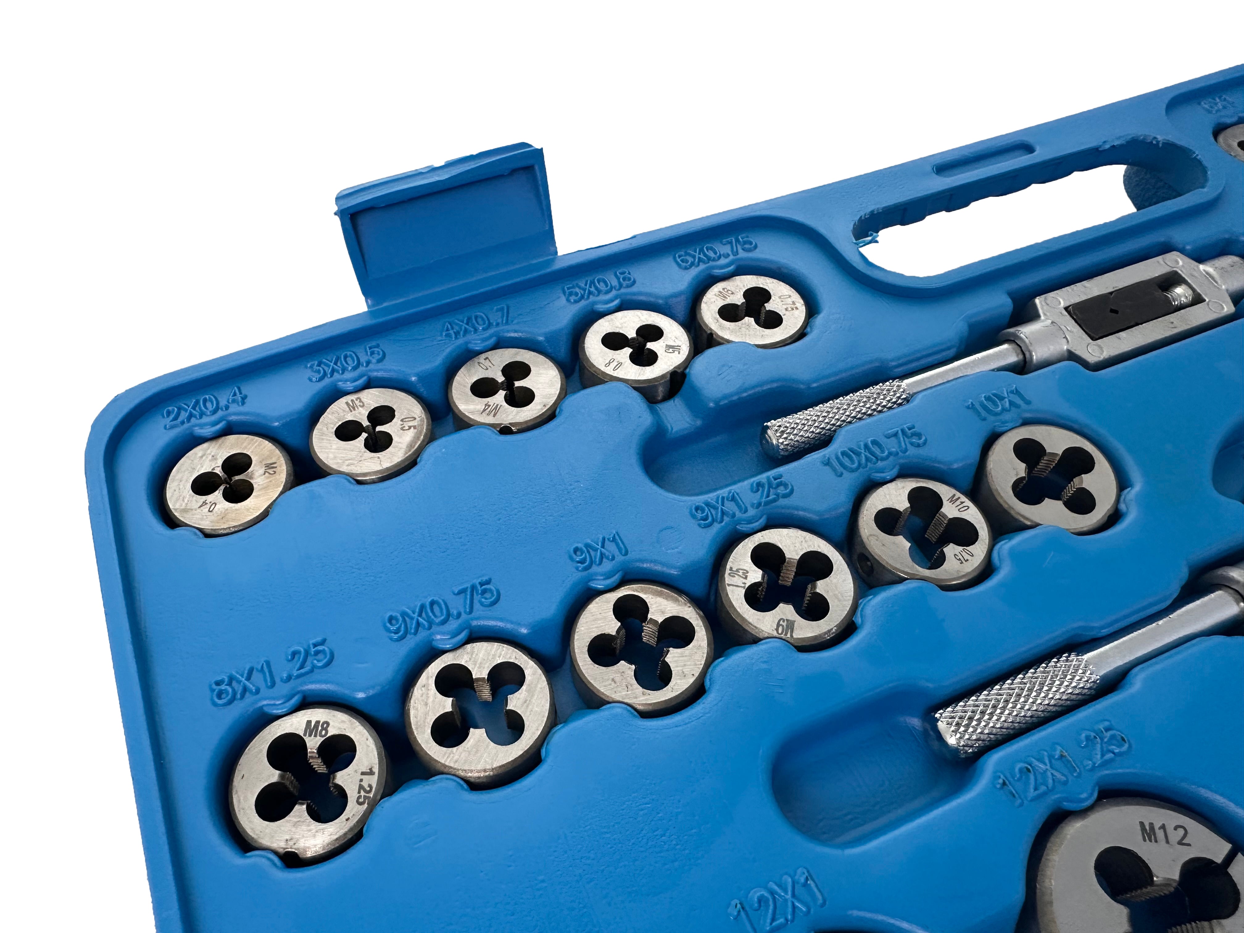 Trusa filiere si tarozi 110 piese m2-m18 GEBO TOOLS