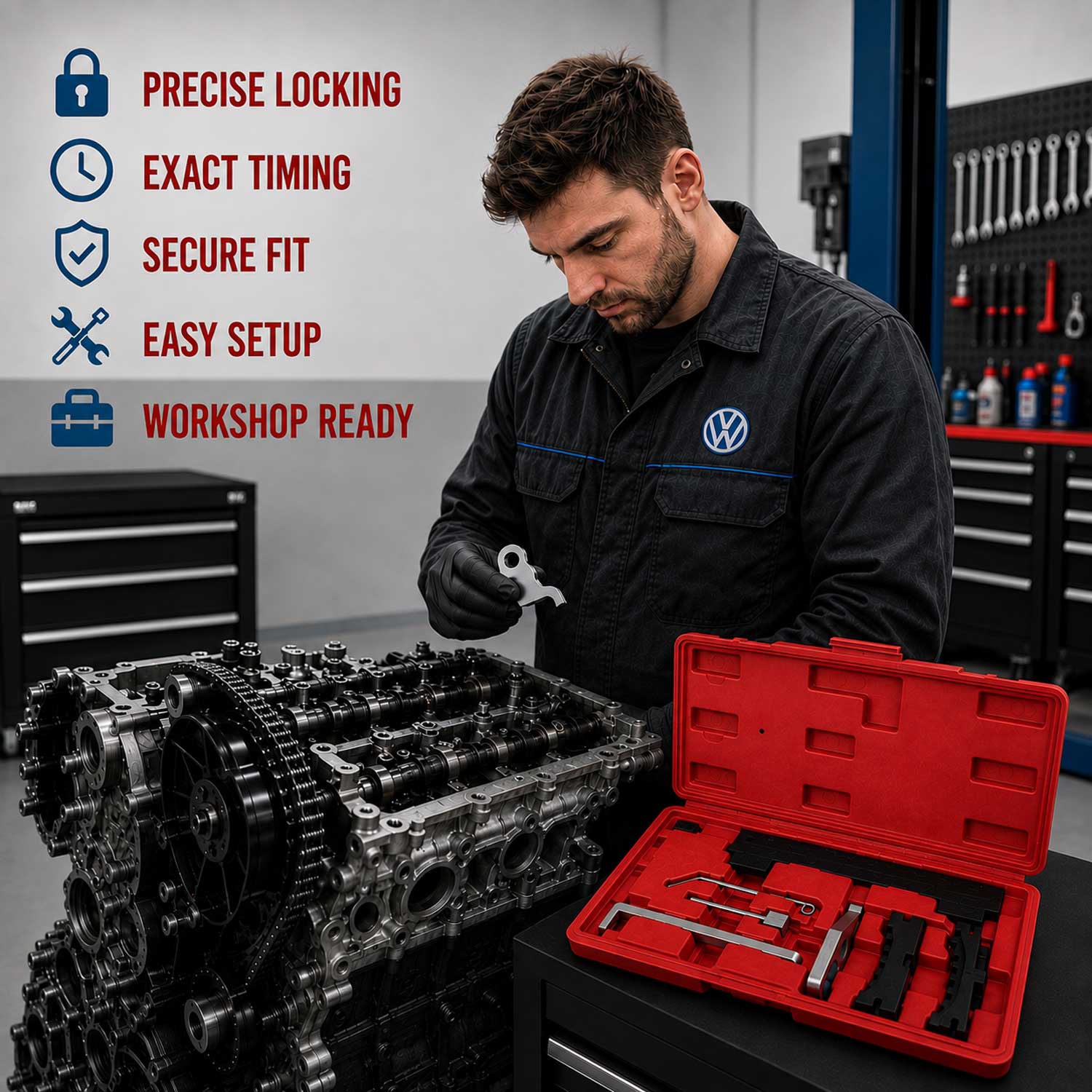 Trusa fixare distributie OPEL 1.6 1.8 16V GEBO TOOLS
