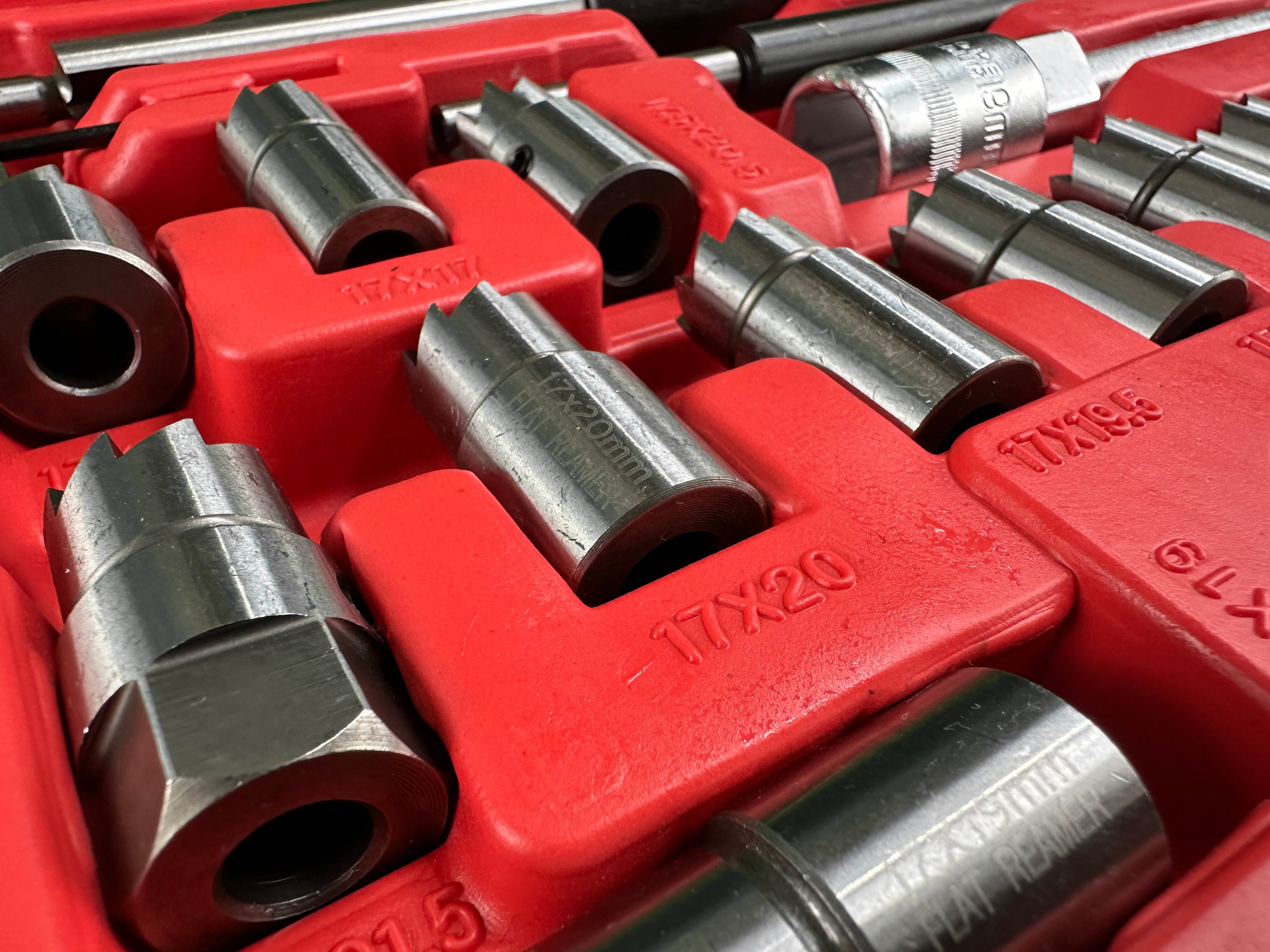 Trusa frezat locas injector 17 piese GEBO TOOLS