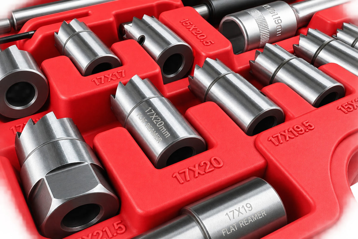 Trusa frezat locas injector 17 piese GEBO TOOLS