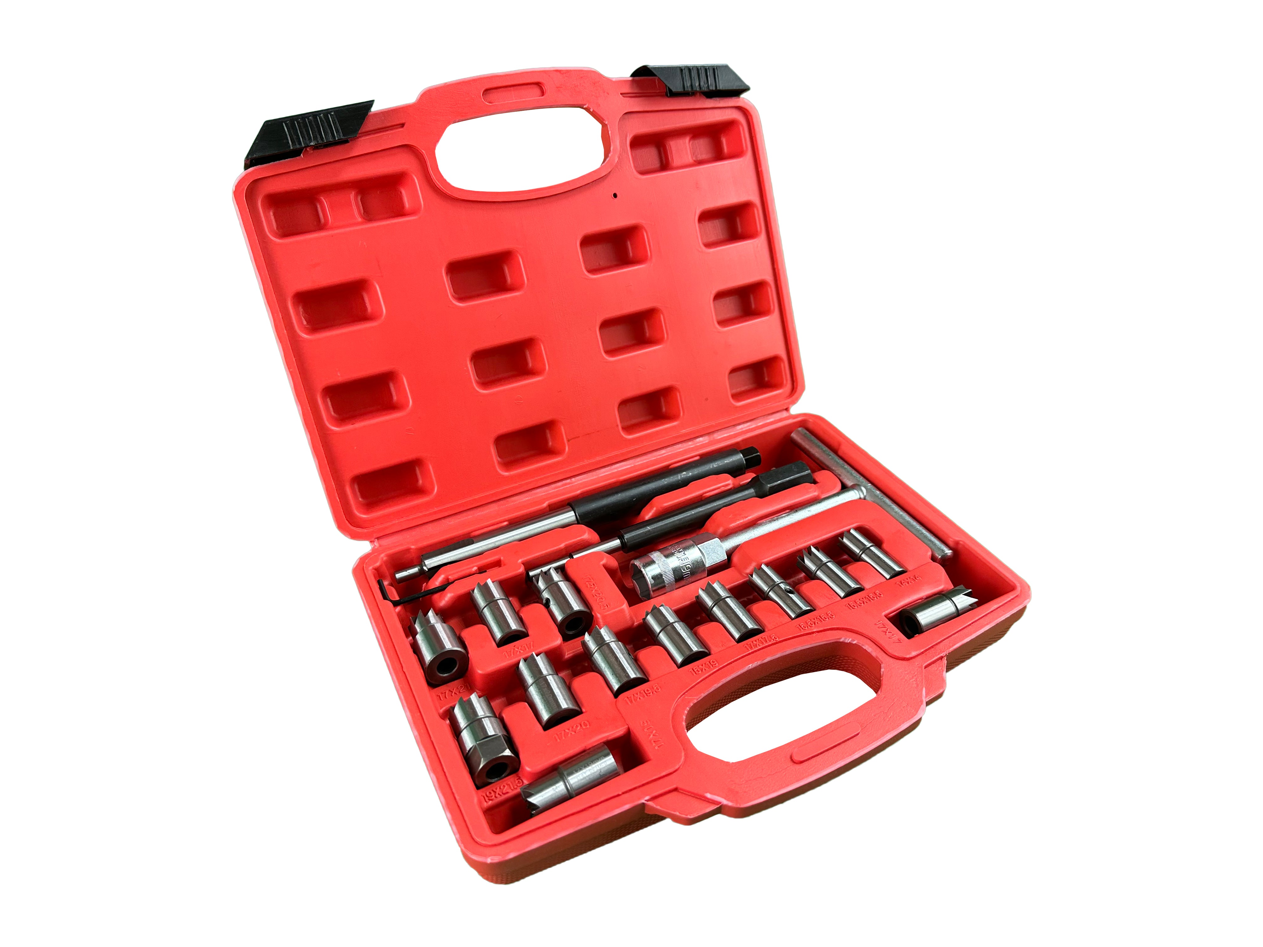 Trusa frezat locas injector 17 piese GEBO TOOLS