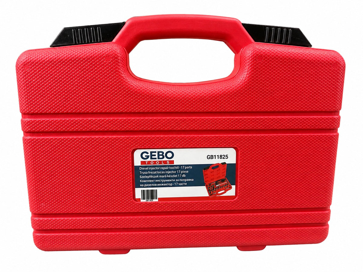 Trusa frezat locas injector 17 piese GEBO TOOLS