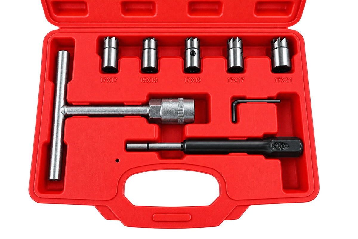 Trusa freze pentru curatat locas orificiu scaun injectoare 7 piese GEBO TOOLS