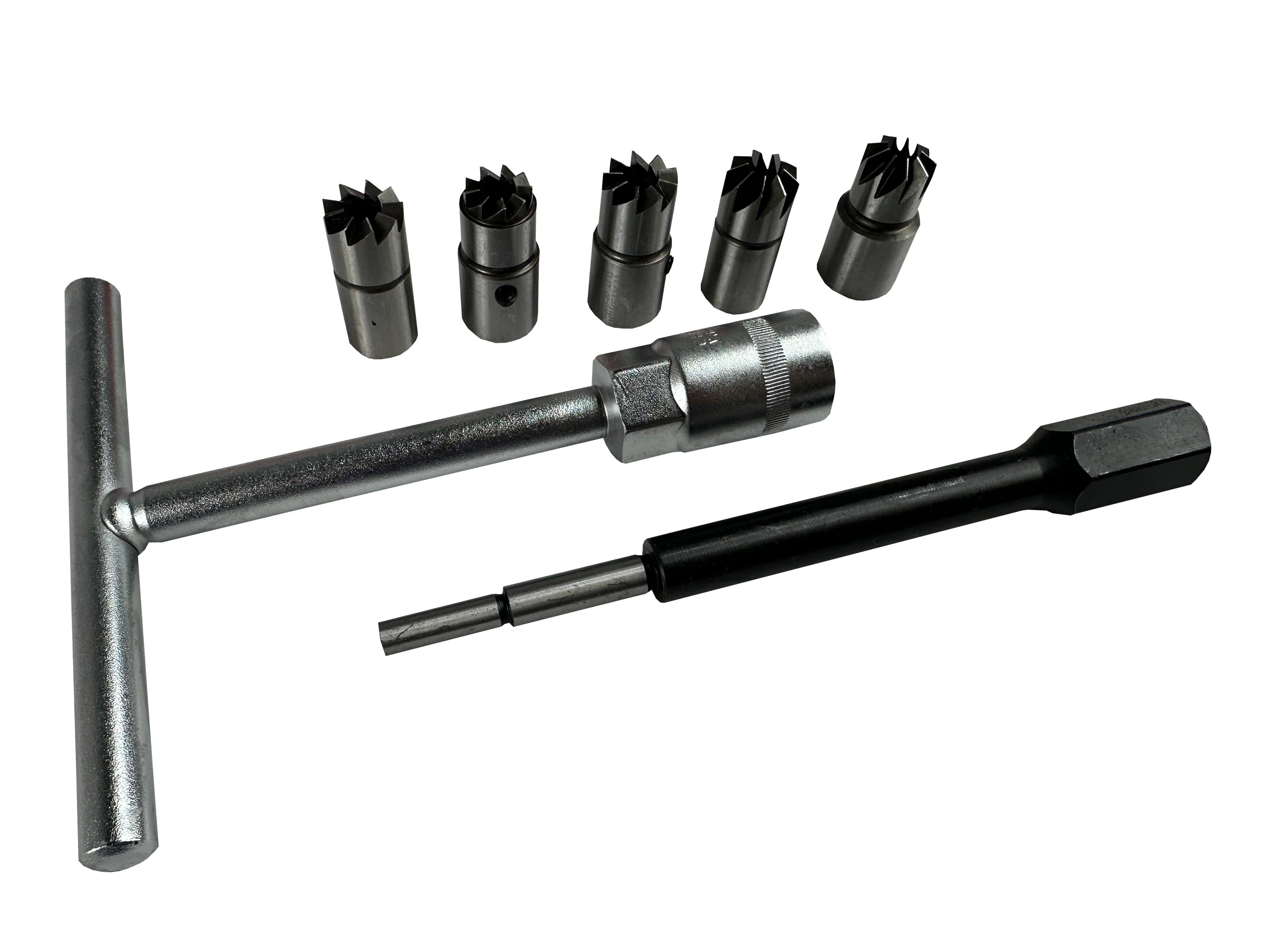 Trusa freze pentru curatat locas orificiu scaun injectoare 7 piese GEBO TOOLS