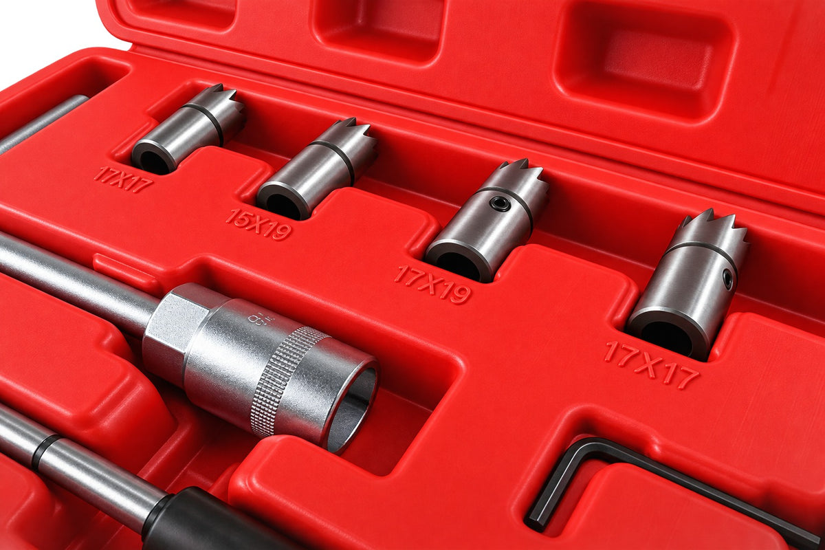 Trusa freze pentru curatat locas orificiu scaun injectoare 7 piese GEBO TOOLS