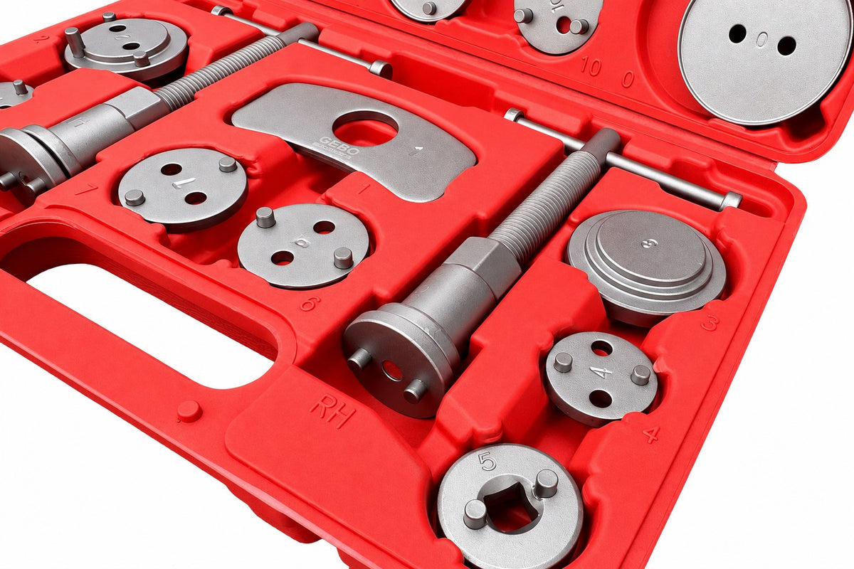 Trusa pentru etriere pistoane frana auto universala 22 piese GEBO TOOLS