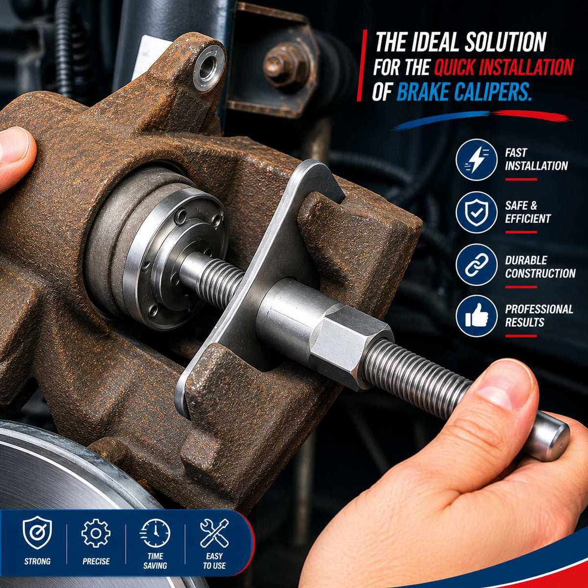 Trusa pentru etriere pistoane frana auto universala 22 piese GEBO TOOLS
