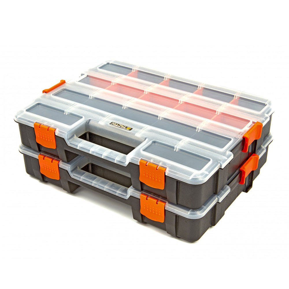 Trusa plastic organizatoare 35.5x29x6.7 cm 2 piese