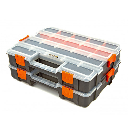 Trusa plastic organizatoare 35.5x29x6.7 cm 2 piese