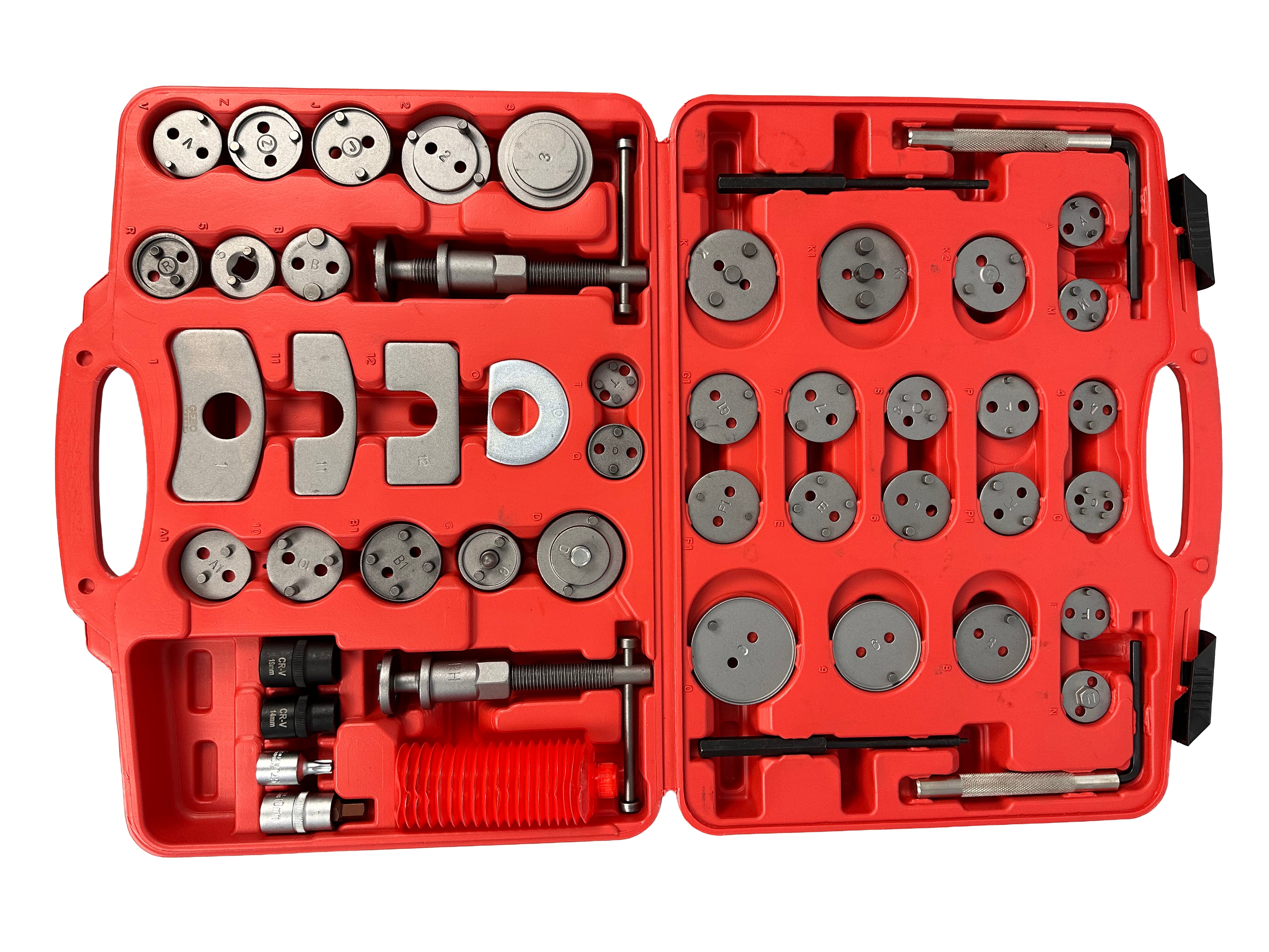 Trusa presa etriere pentru pistoane de frana 50 piese GEBO TOOLS