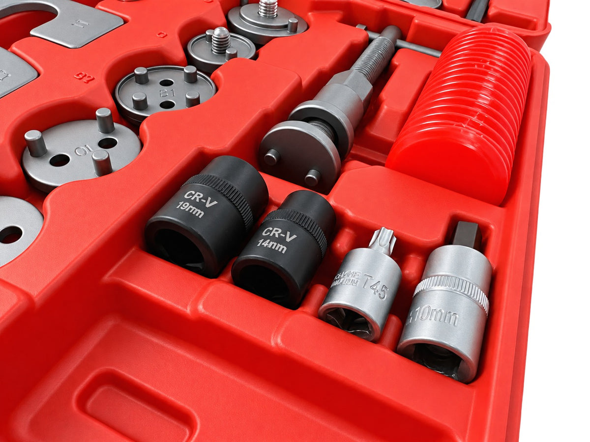 Trusa presa etriere pentru pistoane de frana 50 piese GEBO TOOLS