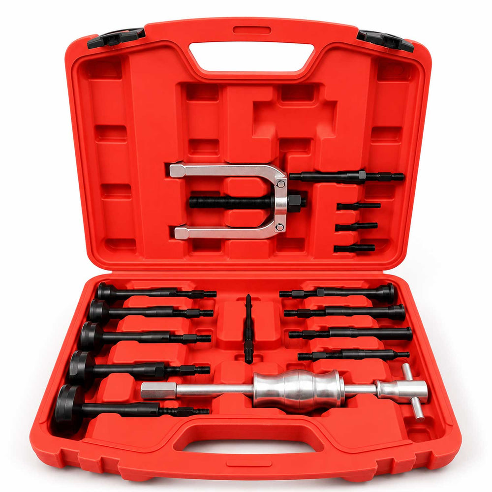 Trusa presa extractor bucse si rulmenti interior 8 - 58mm 17 piese GEBO TOOLS
