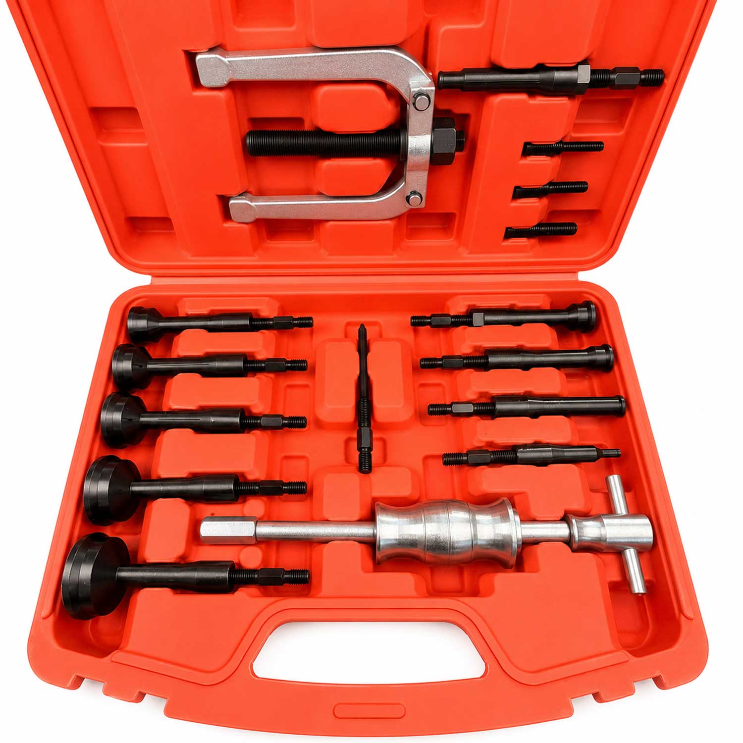 Trusa presa extractor bucse si rulmenti interior 8 - 58mm 17 piese GEBO TOOLS