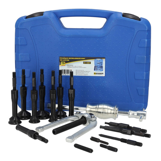 Trusa presa extractor bucse si rulmenti interior cu ciocan culisant  8 - 58mm 16 piese RESSER