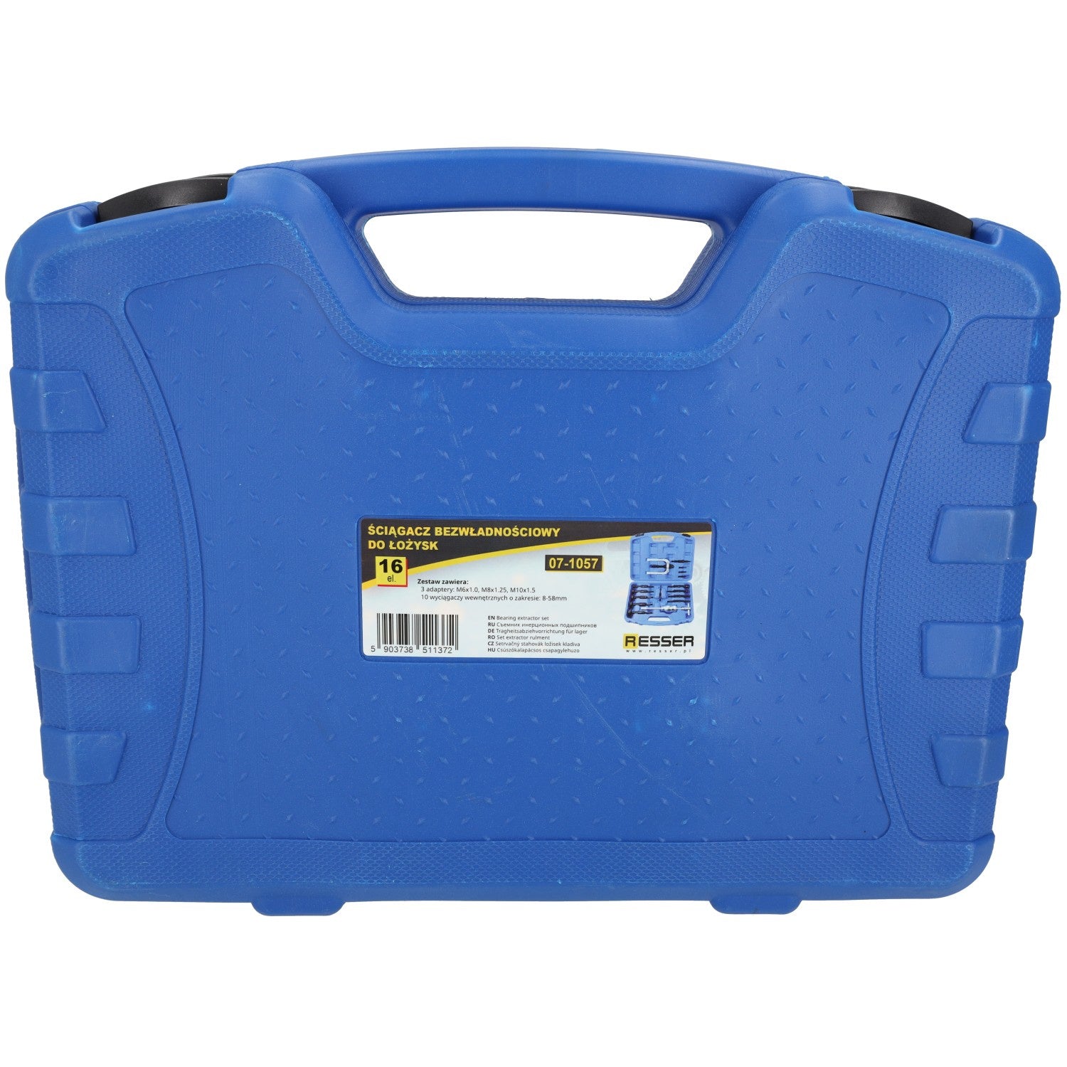 Trusa presa extractor bucse si rulmenti interior cu ciocan culisant  8 - 58mm 16 piese RESSER