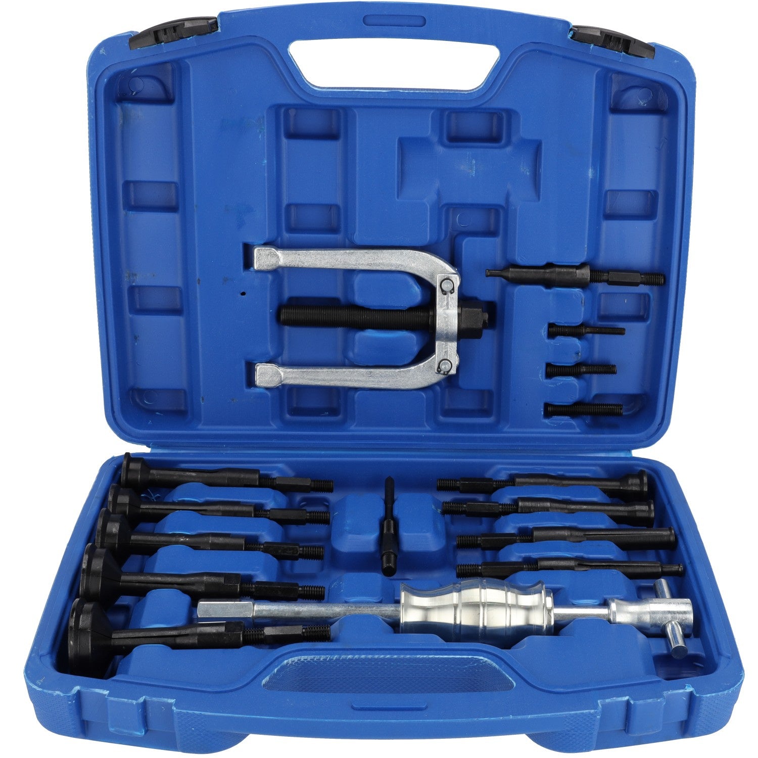 Trusa presa extractor bucse si rulmenti interior cu ciocan culisant  8 - 58mm 16 piese RESSER