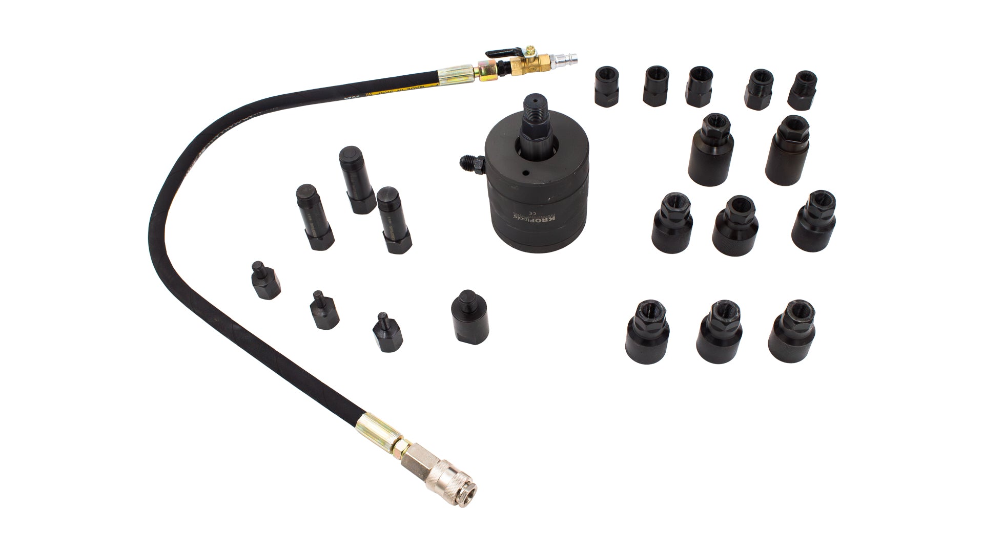 Trusa presa extractor pneumatic pentru injectoare forta 1000 NM 21 piese BOSCH delphi denso SIEMENS
