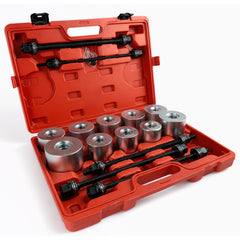 Trusa prese extras si montat bucsi si rulmenti suspensie,  SILENT BLOCK 34-90mm 27 piese GEBO TOOLS