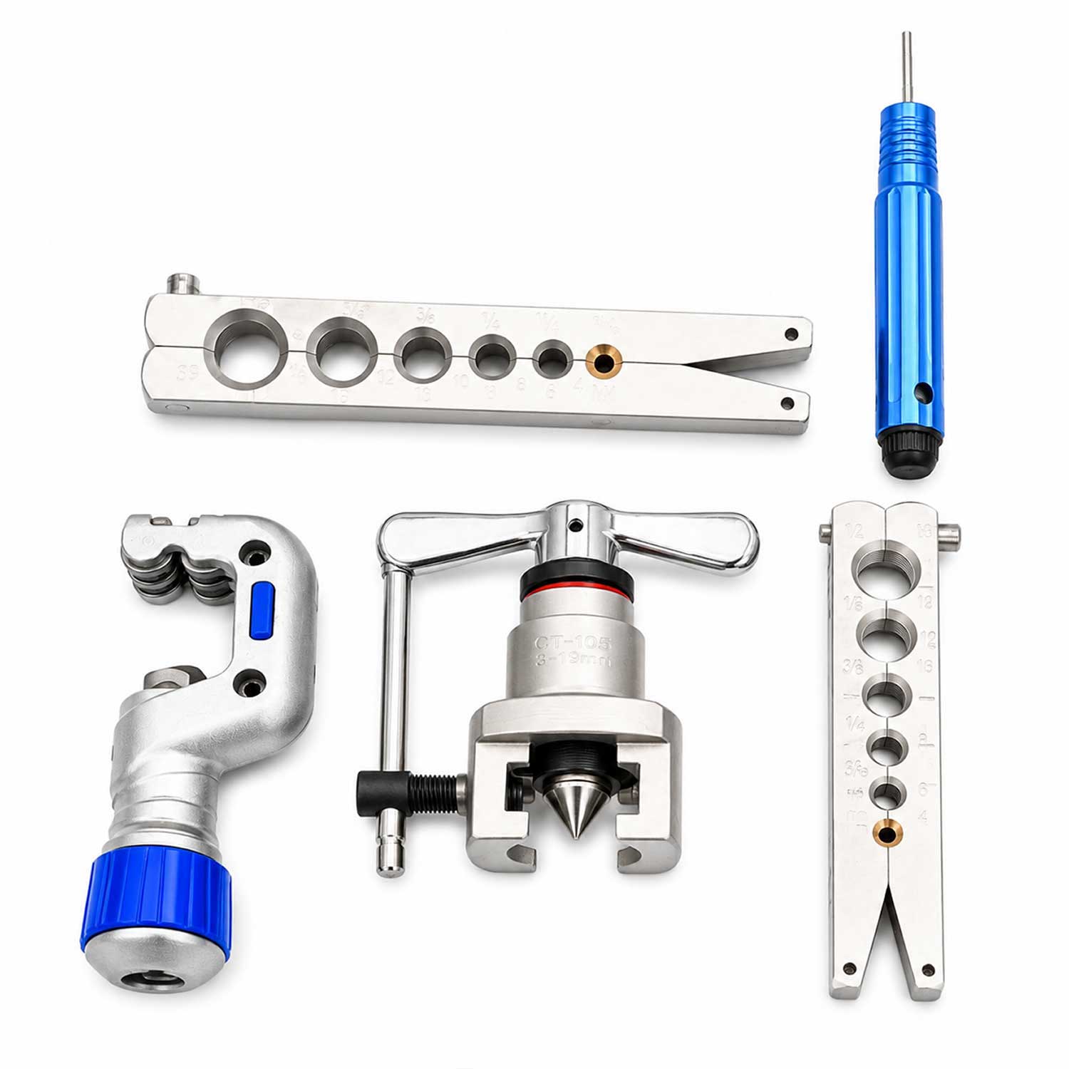 Trusa profesionala pentru bercuit taiat conducte cupru aluminiu alama GEBO TOOLS