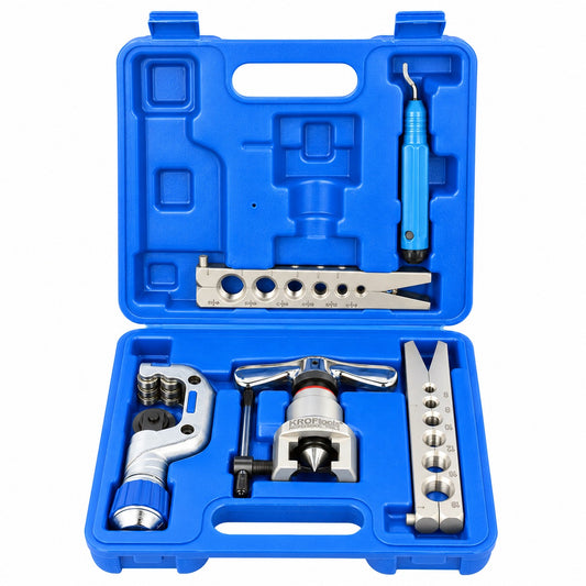 Trusa profesionala pentru bercuit taiat conducte cupru aluminiu alama KROFTOOLS