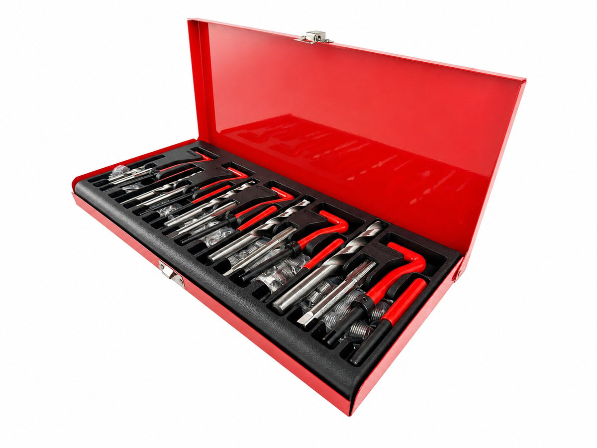 Trusa reparat filete m5 m6 m8 m10 M12 131 piese GEBO TOOLS