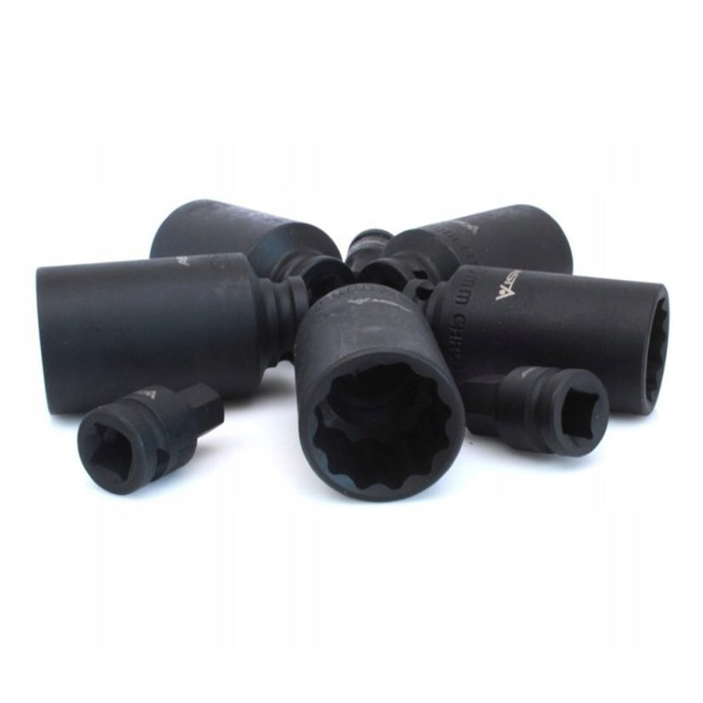 Trusa tubulare de impact bihexagonale pt planetare 1/2 8 piese 30-36 mm