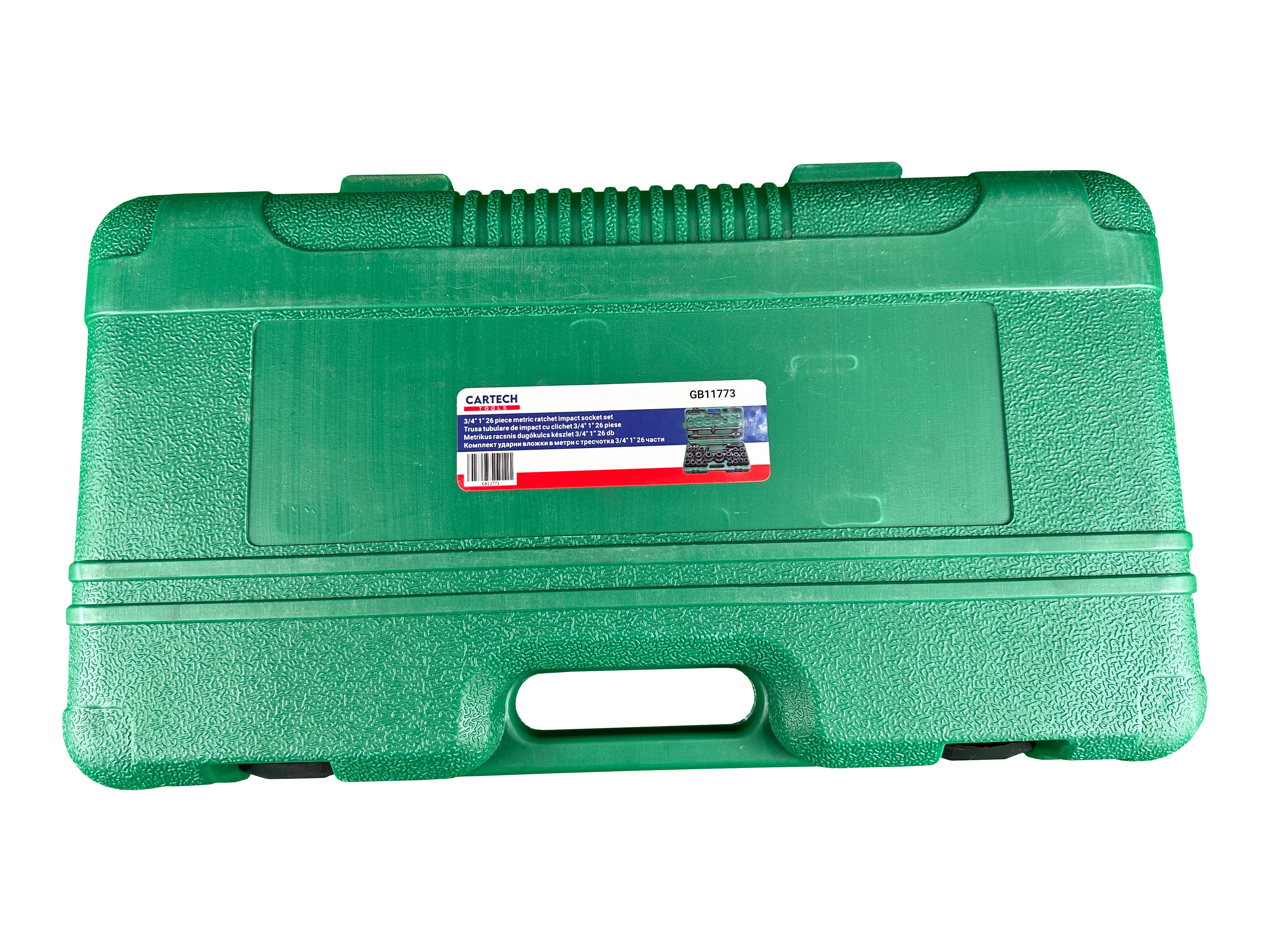 Trusa tubulare de impact in metric cu clichet 3/4" 1" 26 piese GEBO TOOLS