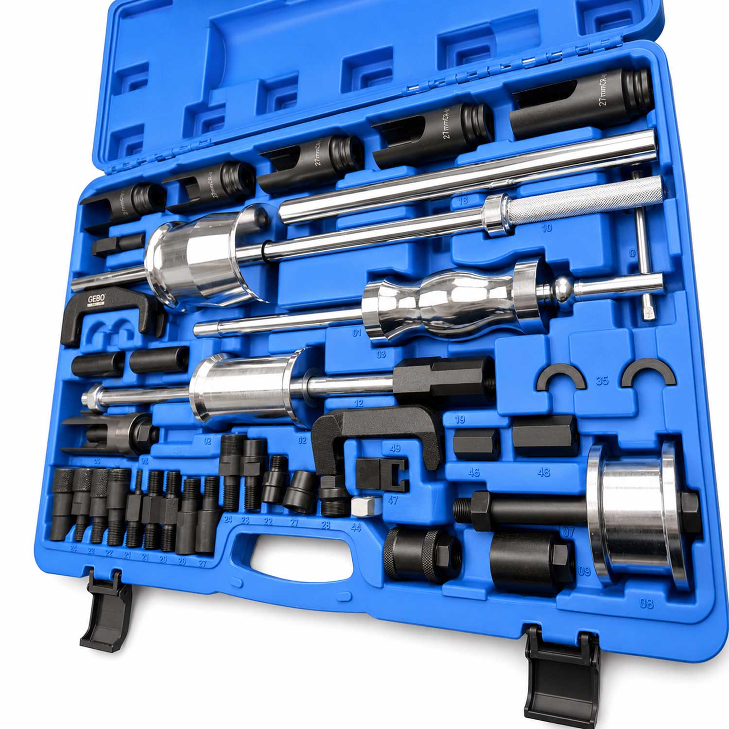 Trusa universala de extras injectoare diesel blocate 40 piese GEBO TOOLS