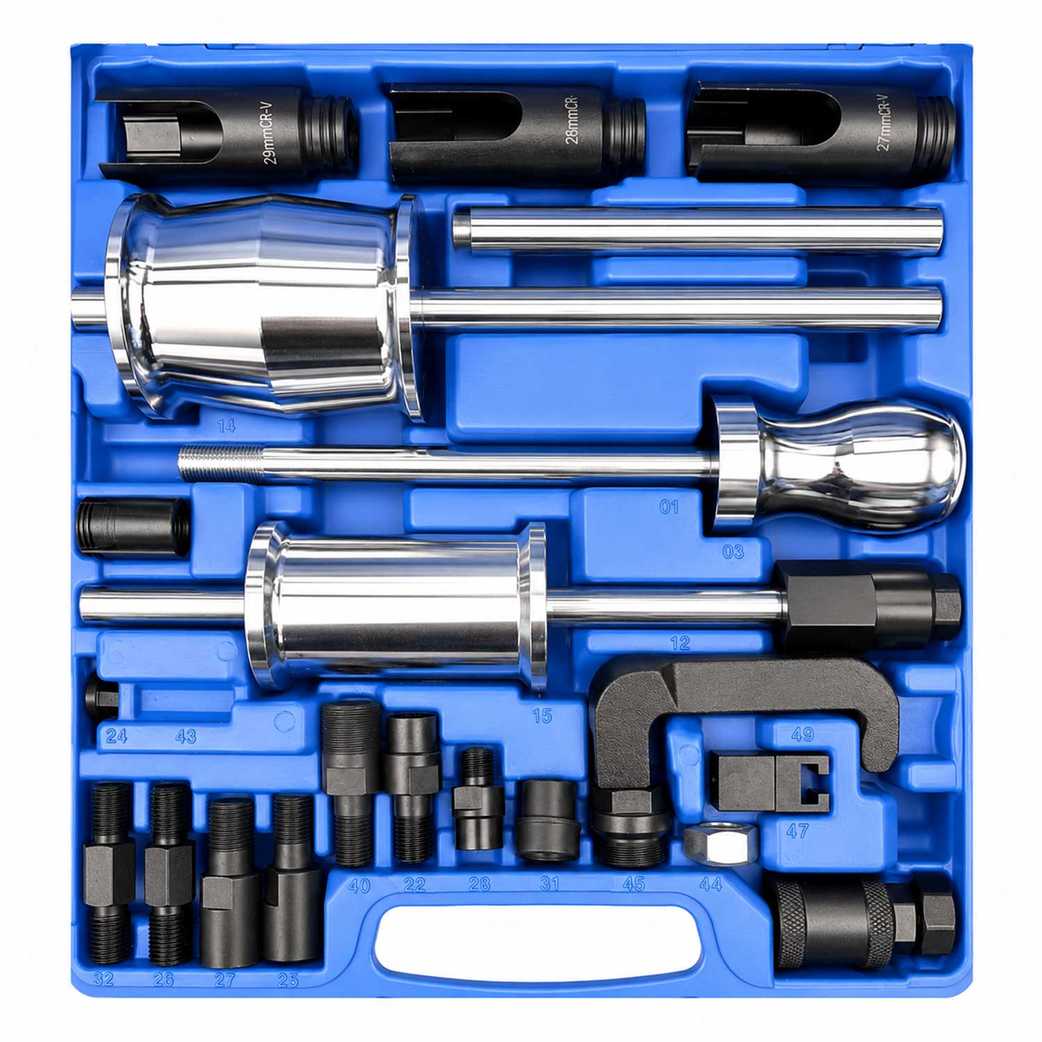 Trusa universala de extras injectoare diesel blocate 40 piese GEBO TOOLS
