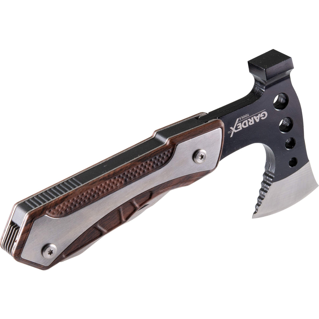 Unealta multifunctionala topor, briceag pentru camping axe GX GARDEX