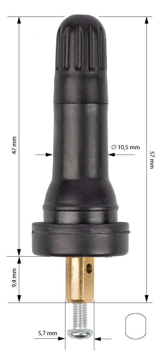Valva din cauciuc pentru senzor presiune TPMS tr413 562-3904