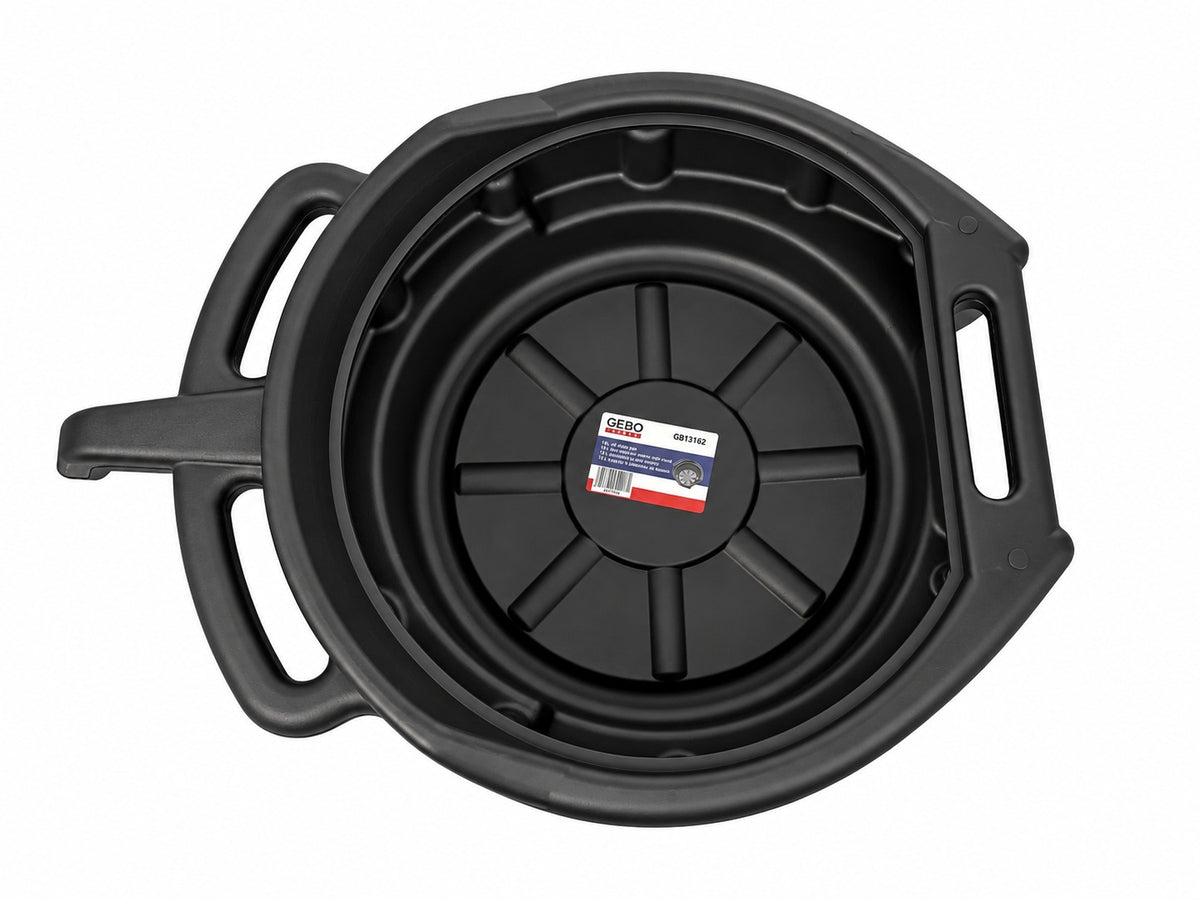 Vas tava colector pentru ulei uzat 15l GEBO TOOLS