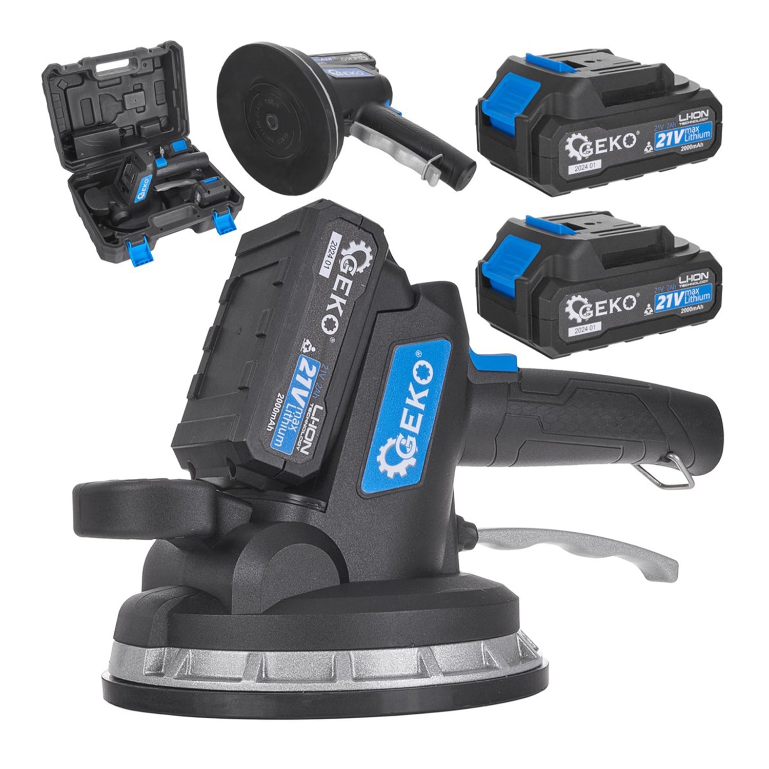 Ventuza vibranta cu acumulator pentru placi gresie si faianta