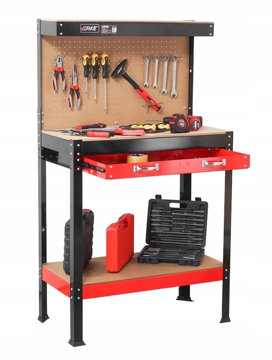 BANC DE LUCRU CU PANOU SI SERTARE 80 X 40 X 140CM - VERKE