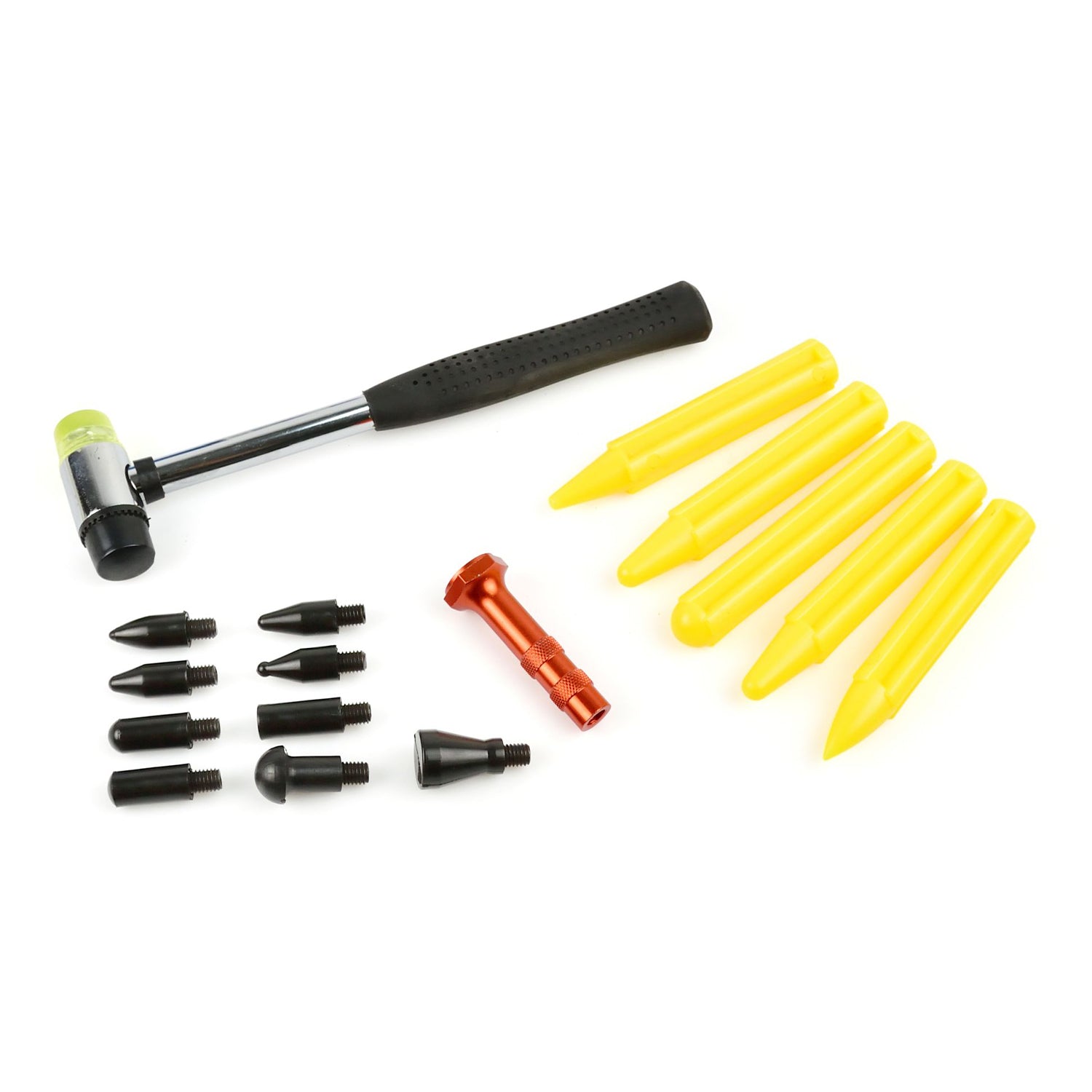 SET DE REPARAT INDOITURI SI DEFORMARI CAROSERIE AUTO PDR - 15 PIESE - FARA VOPSIRE, IDEAL PENTRU LOVITURI SI GRINDINA