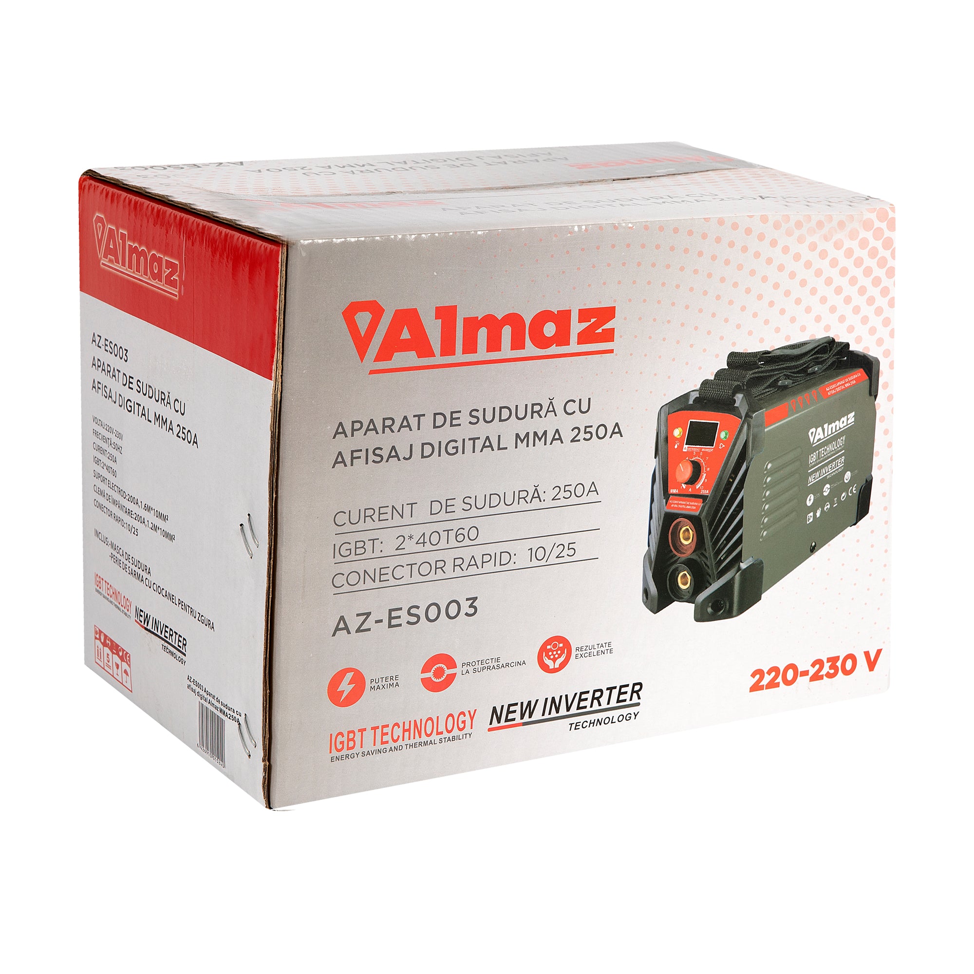 APARAT DE SUDURA DIGITAL MMA 250A ALMAZ