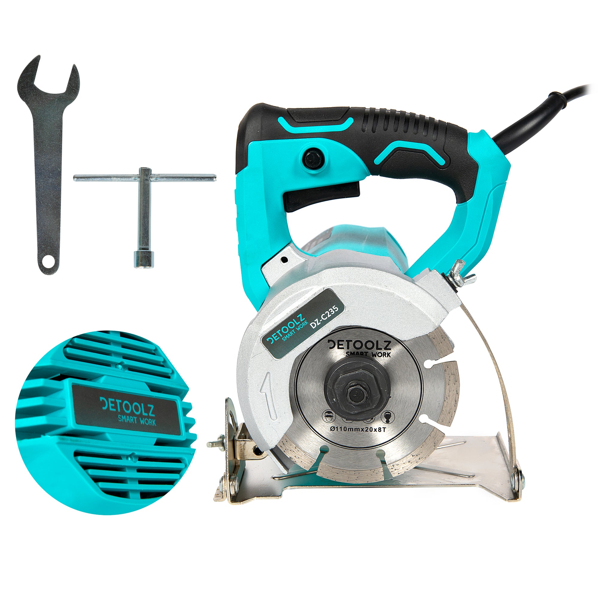MASINA PROFESIONALA DE TAIAT MARMURA 1300W 110MM DETOOLZ
