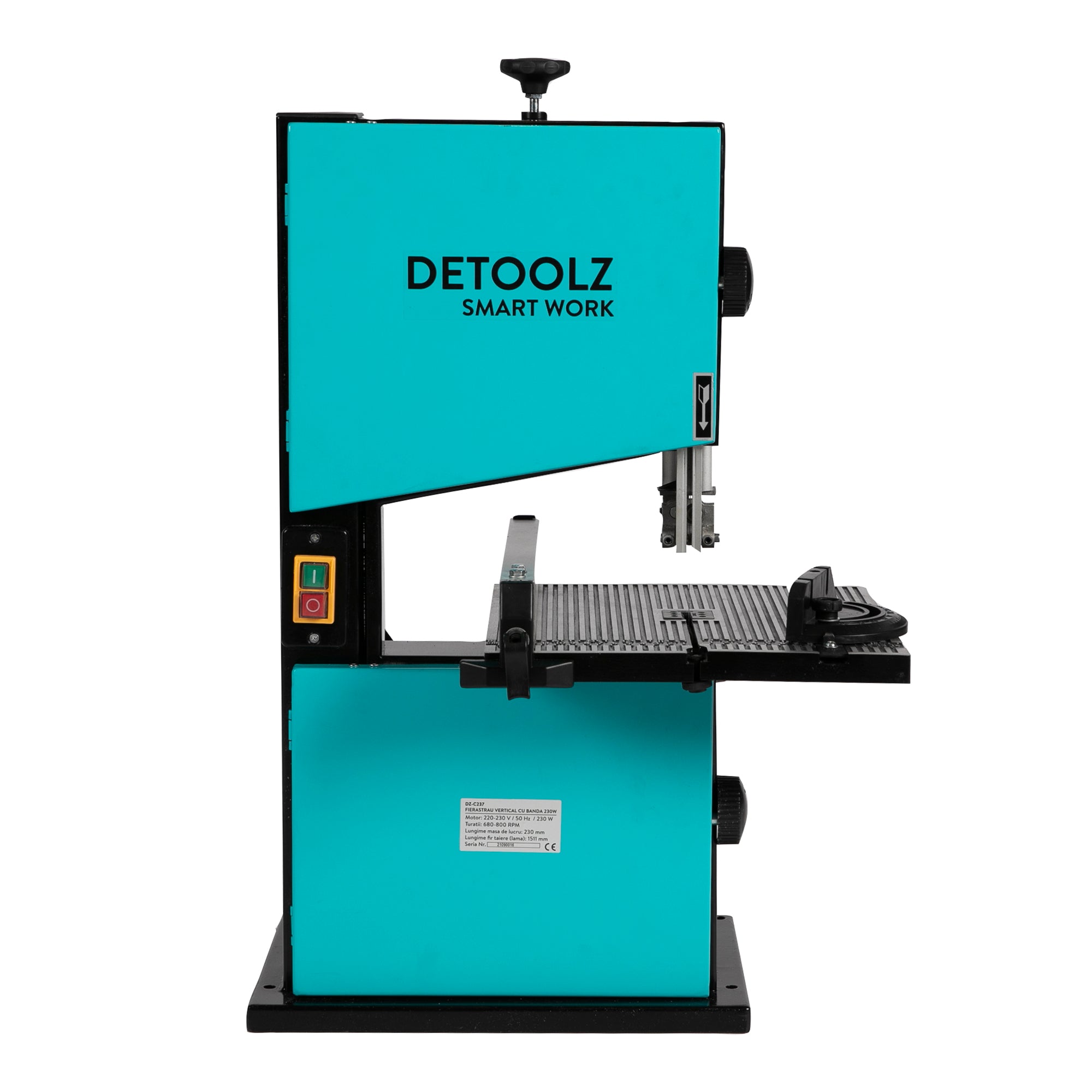 FIERASTRAU VERTICAL CU BANDA 230W 680RPM DETOOLZ
