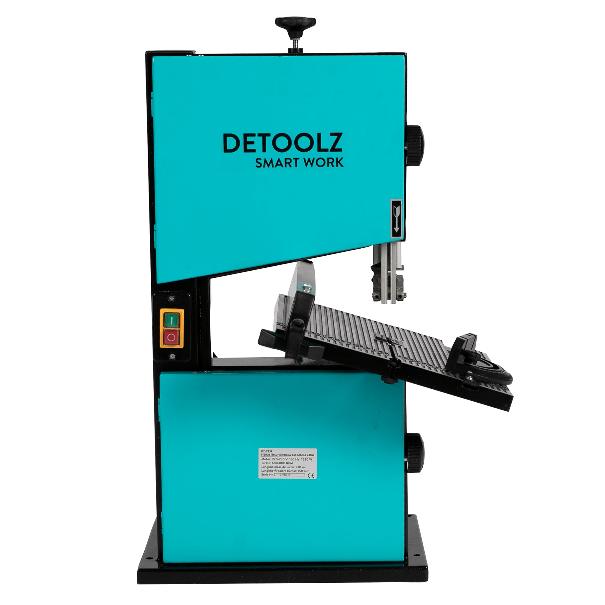 FIERASTRAU VERTICAL CU BANDA 230W 680RPM DETOOLZ