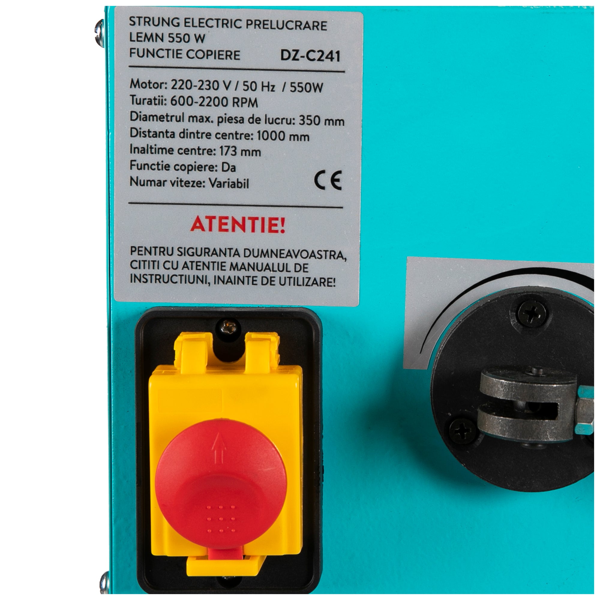 STRUNG ELECTRIC PRELUCRARE LEMN CU FUNCTIE DE COPIERE 550W DETOOLZ